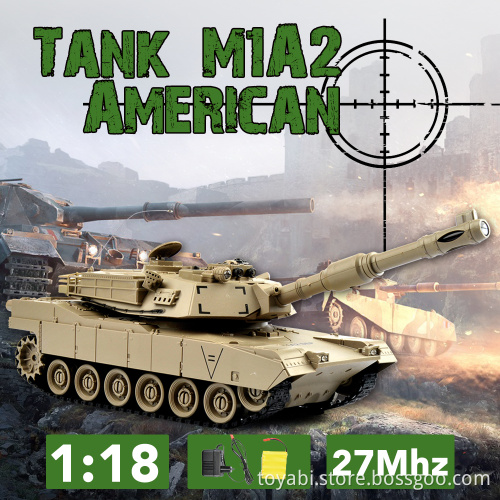 Fighting Tank 1:28 27Mhz Infrared Remote Control Track RC Battle Tank Cannon And Emmagee remote control tank fort rotate